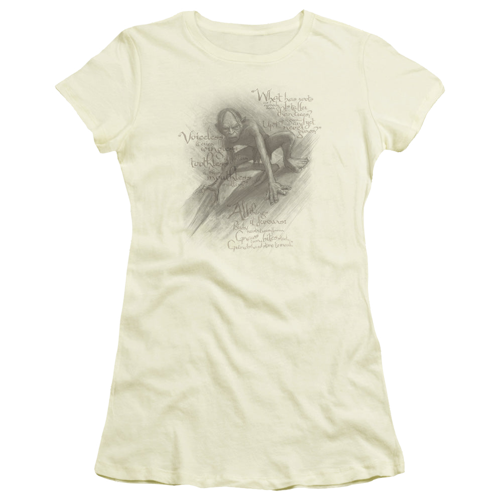 Hobbit Movie Trilogy, The Riddles - Juniors T-Shirt Juniors T-Shirt The Hobbit
