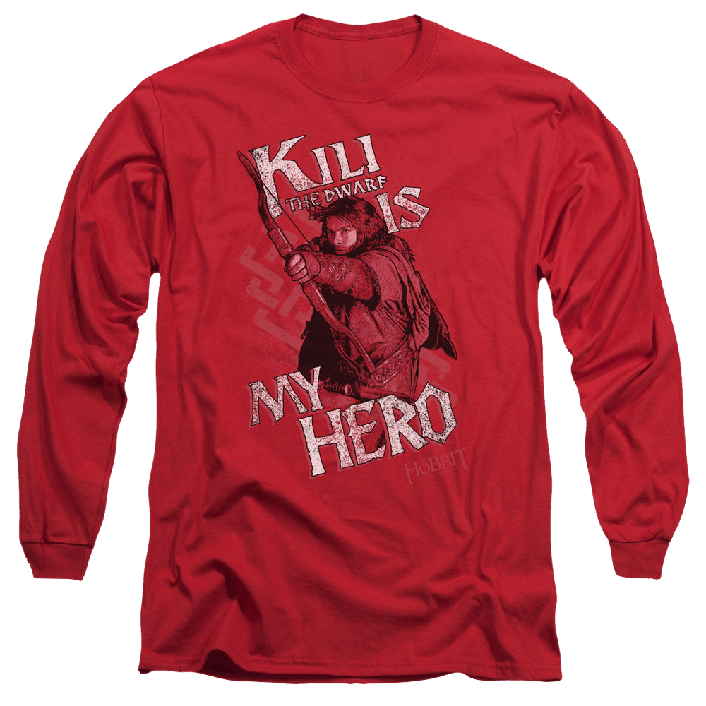 Hobbit Movie Trilogy, The Kili Is My Hero - Men's Long Sleeve T-Shirt Men's Long Sleeve T-Shirt The Hobbit
