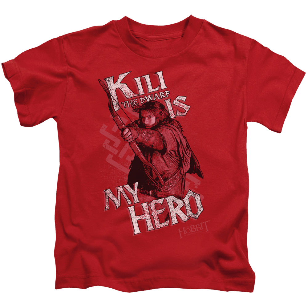 Hobbit Movie Trilogy, The Kili Is My Hero - Kid's T-Shirt Kid's T-Shirt (Ages 4-7) The Hobbit