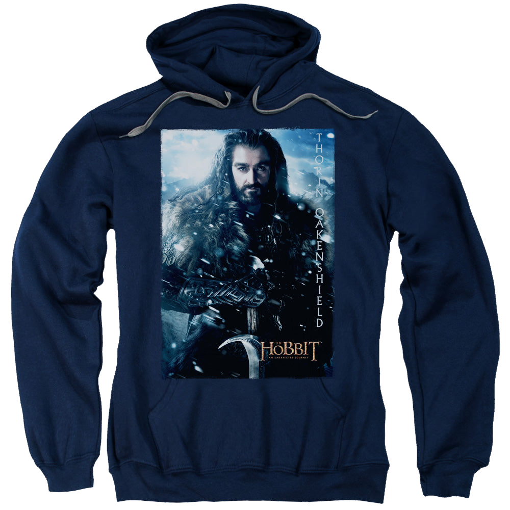 Hobbit Movie Trilogy, The Thorin Poster - Pullover Hoodie Pullover Hoodie The Hobbit