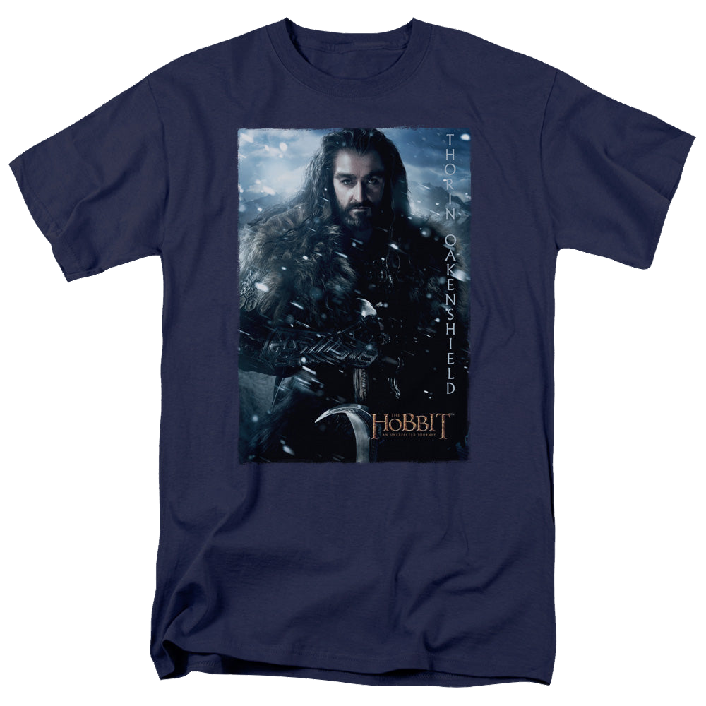 Hobbit Movie Trilogy, The Thorin Poster - Men's Regular Fit T-Shirt Men's Regular Fit T-Shirt The Hobbit