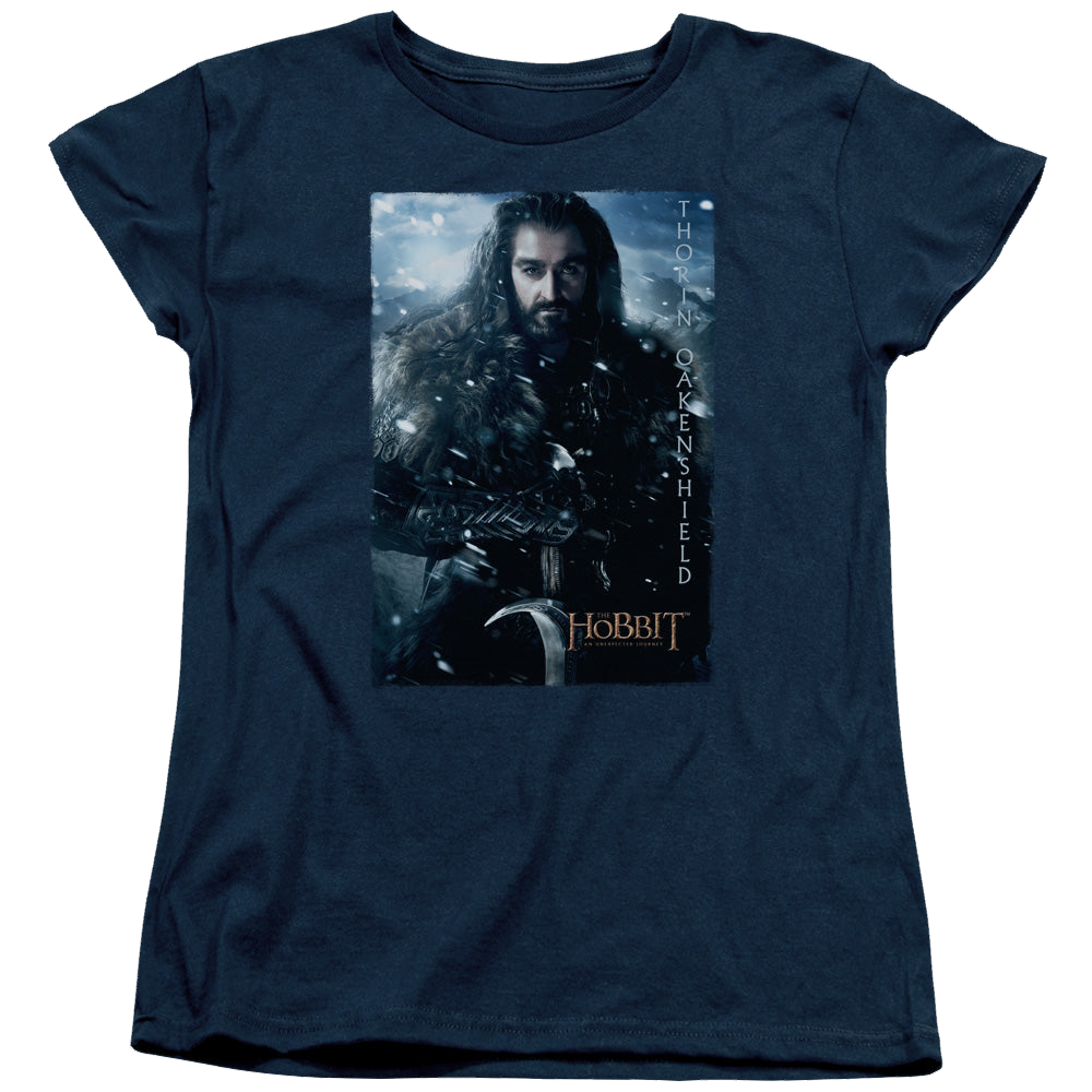 Hobbit Movie Trilogy, The Thorin Poster - Women's T-Shirt Women's T-Shirt The Hobbit