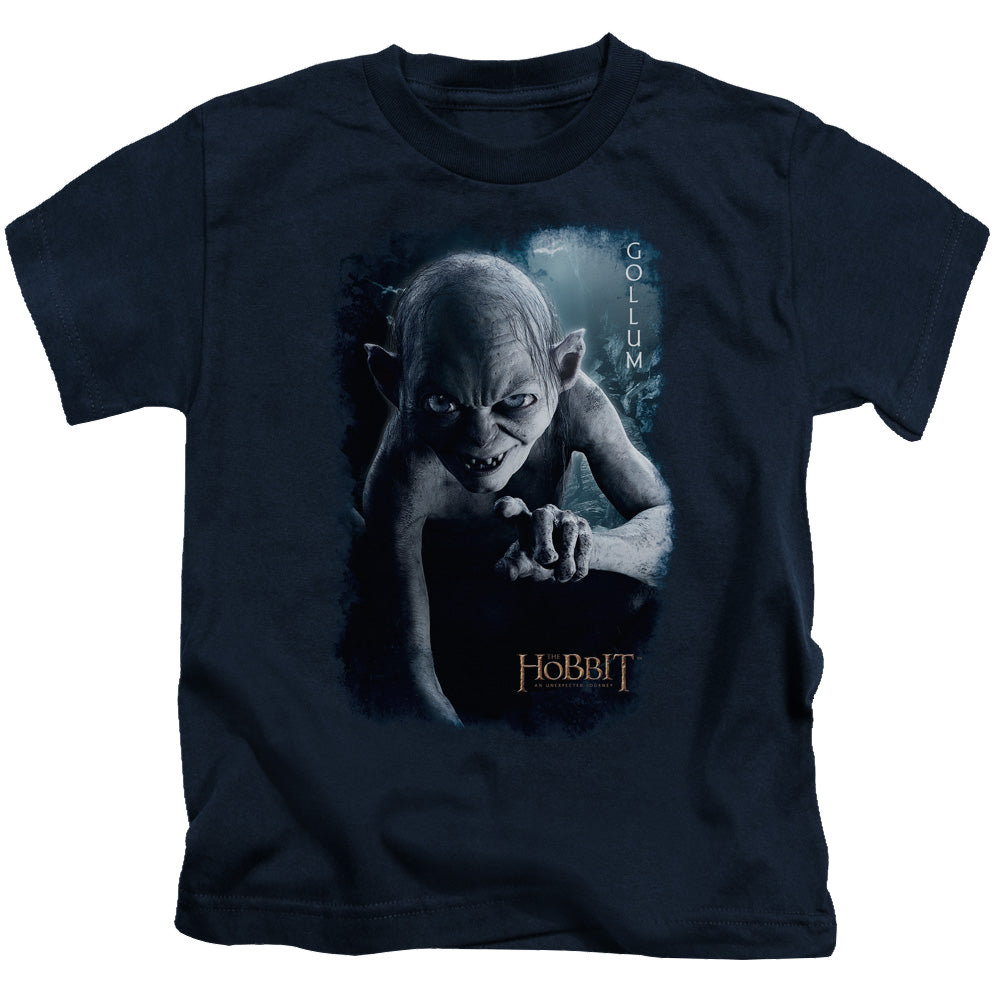 Hobbit Movie Trilogy, The Gollum Poster - Kid's T-Shirt Kid's T-Shirt (Ages 4-7) The Hobbit