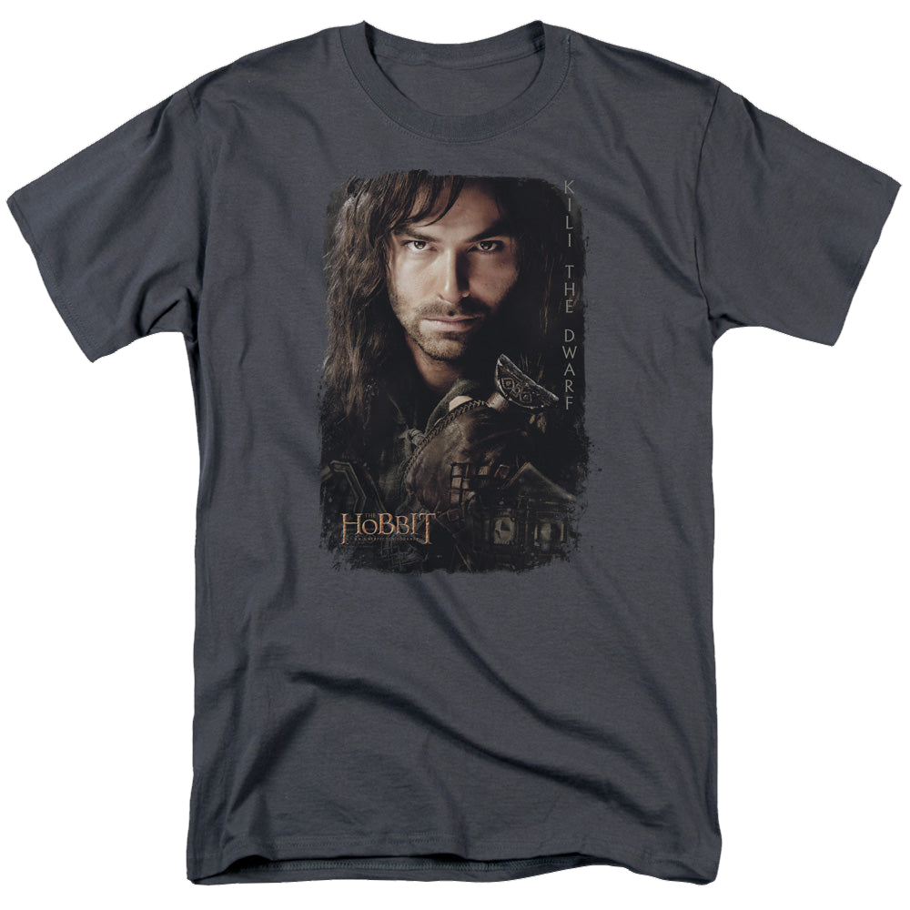 Hobbit Movie Trilogy, The Kili Poster - Men's Regular Fit T-Shirt Men's Regular Fit T-Shirt The Hobbit