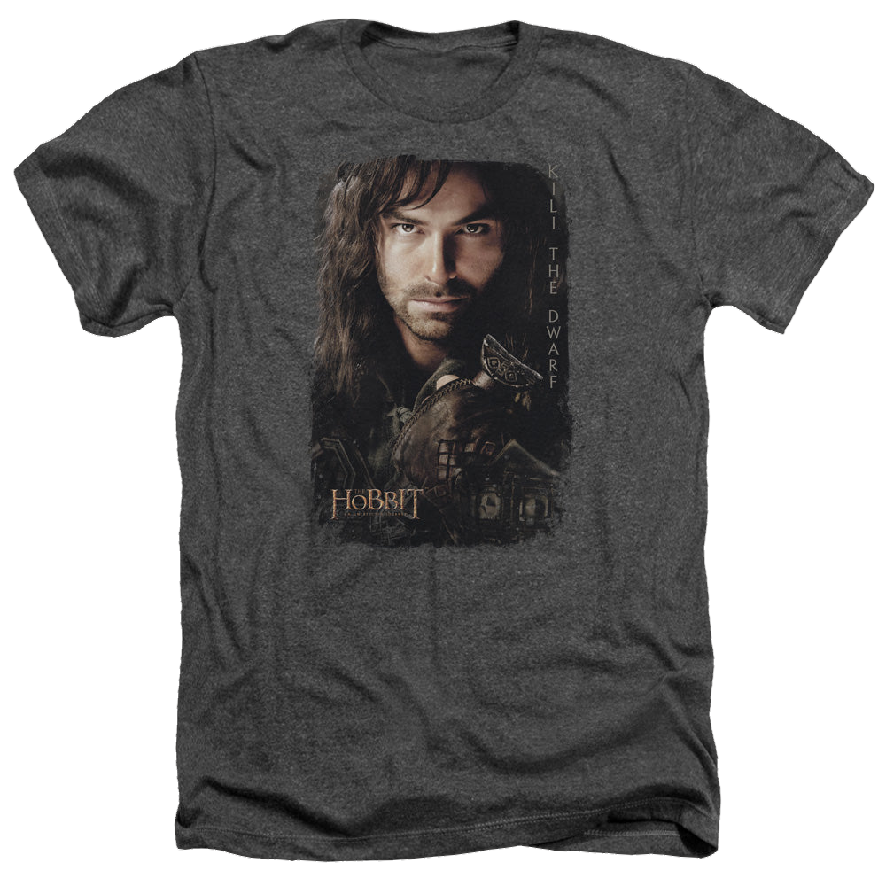 Hobbit Movie Trilogy, The Kili Poster - Men's Heather T-Shirt Men's Heather T-Shirt The Hobbit