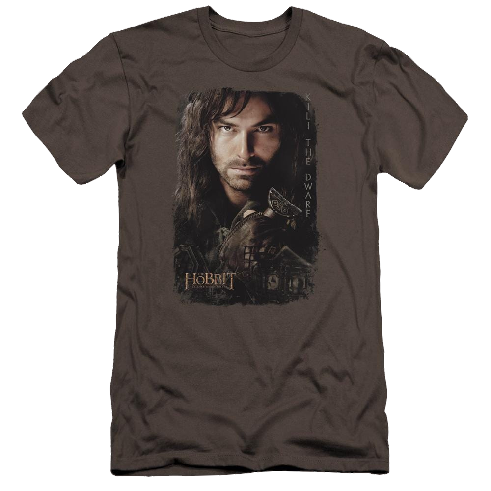 Hobbit Kili Poster Premium Adult Slim Fit T-Shirt Men's Premium Slim Fit T-Shirt The Hobbit