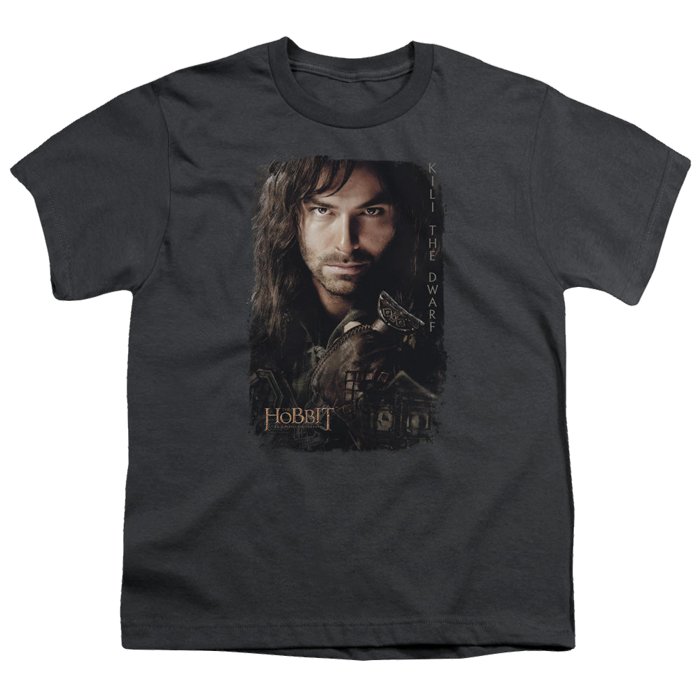 Hobbit Movie Trilogy, The Kili Poster - Youth T-Shirt Youth T-Shirt (Ages 8-12) The Hobbit