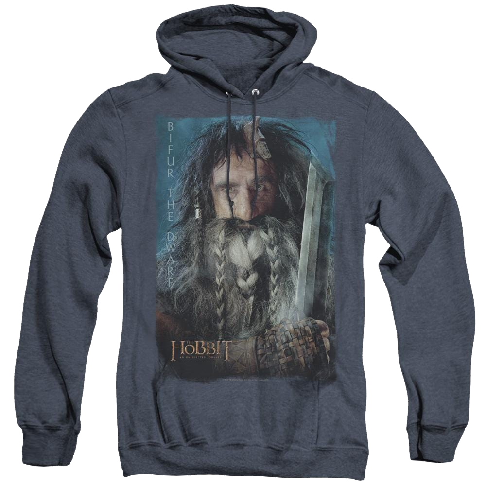 Hobbit Movie Trilogy, The Bifur - Heather Pullover Hoodie Heather Pullover Hoodie The Hobbit