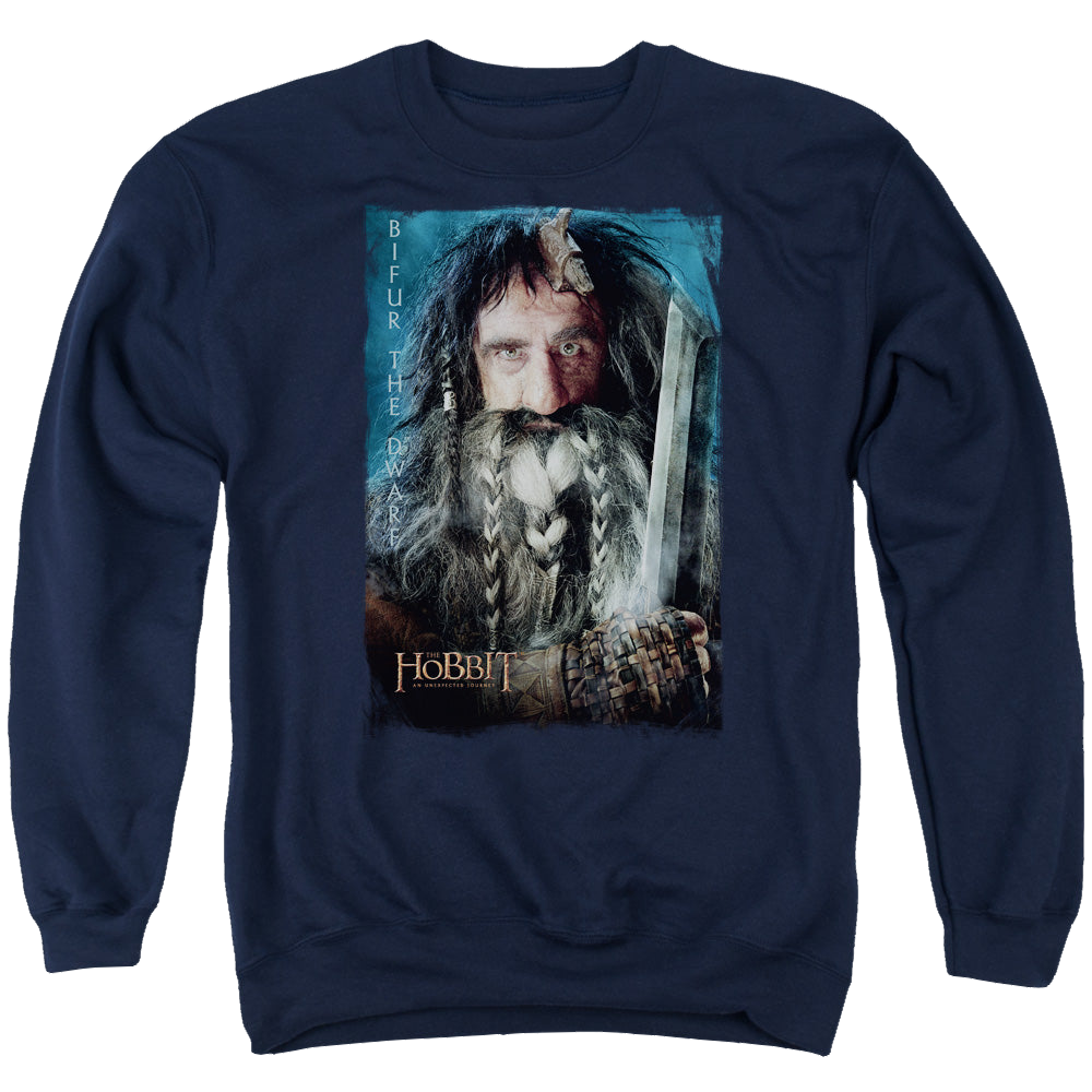 Hobbit Movie Trilogy, The Bifur - Men's Crewneck Sweatshirt Men's Crewneck Sweatshirt The Hobbit