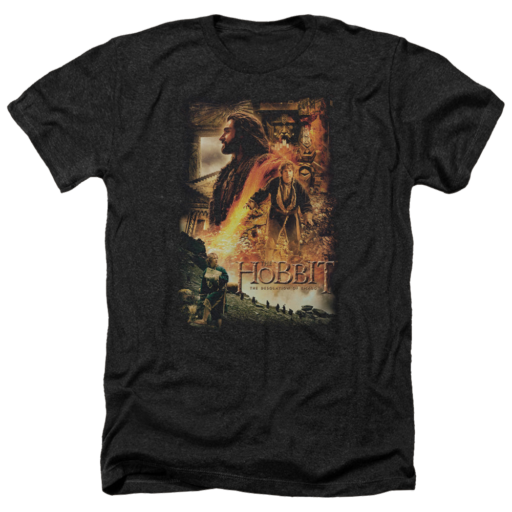 Hobbit Movie Trilogy, The Golden Chamber - Men's Heather T-Shirt Men's Heather T-Shirt The Hobbit