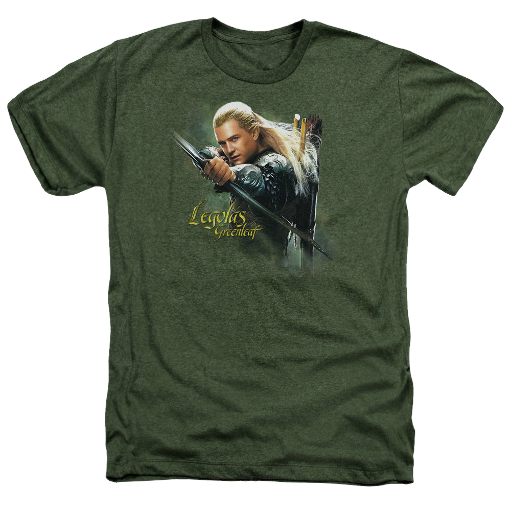 Hobbit Movie Trilogy, The Legolas Greenleaf - Men's Heather T-Shirt Men's Heather T-Shirt The Hobbit