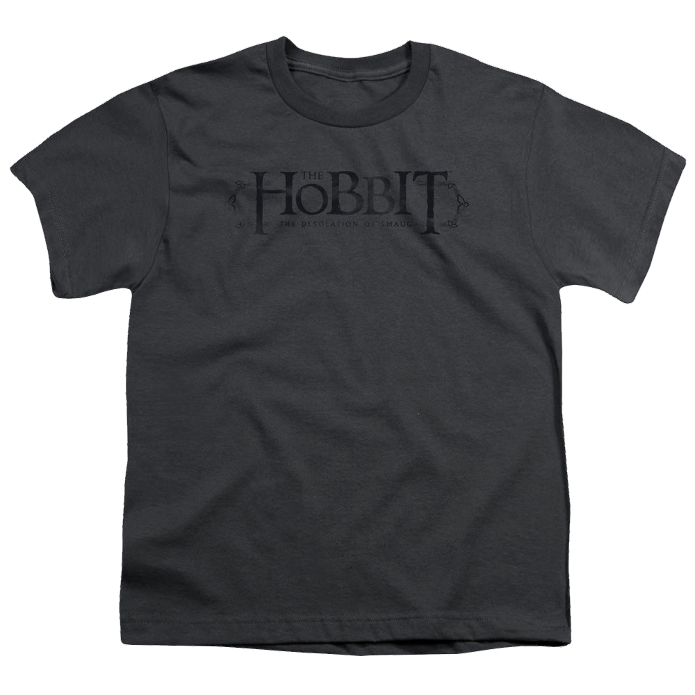 Hobbit Movie Trilogy, The Ornate Logo - Youth T-Shirt Youth T-Shirt (Ages 8-12) The Hobbit