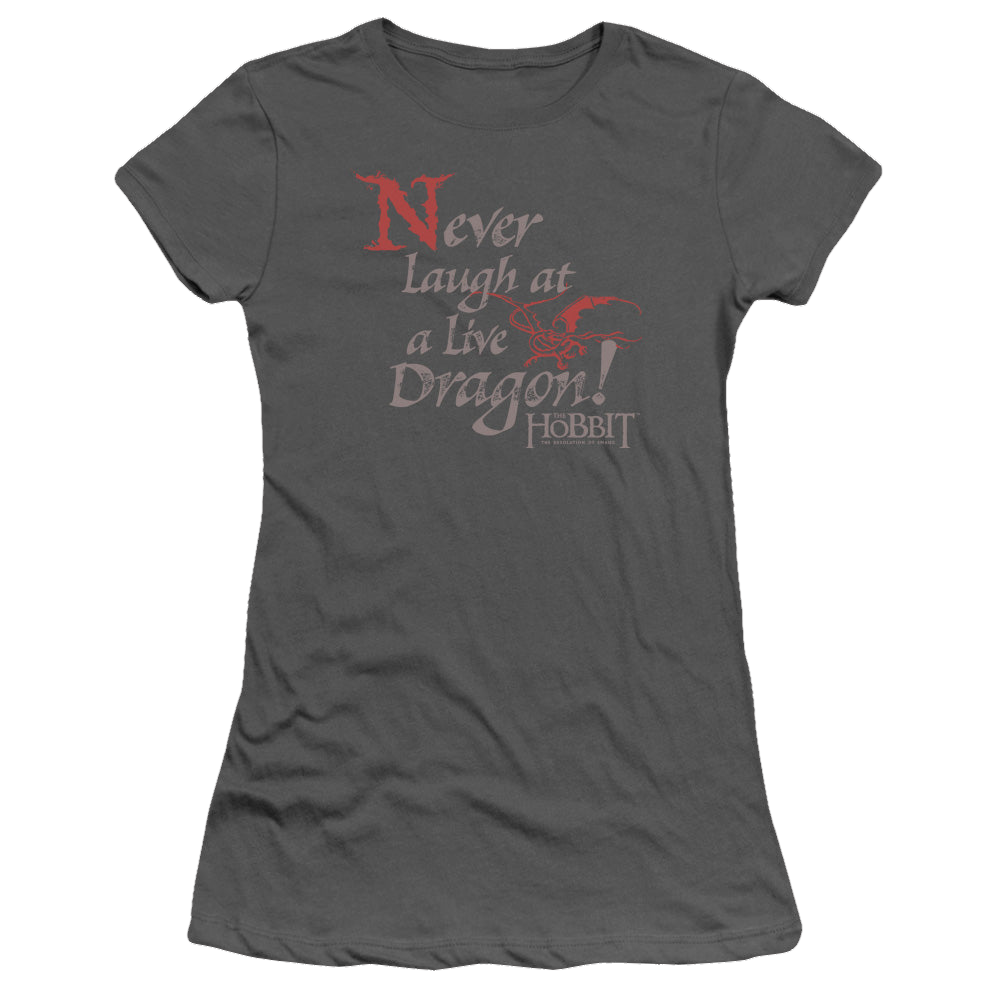 Hobbit Movie Trilogy, The Never Laugh - Juniors T-Shirt Juniors T-Shirt The Hobbit