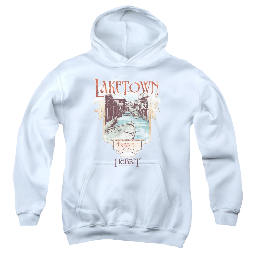 Hobbit Movie Trilogy, The Laketown - Youth Hoodie Youth Hoodie (Ages 8-12) The Hobbit