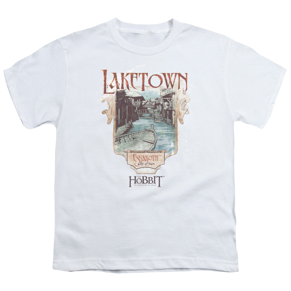 Hobbit Movie Trilogy, The Laketown - Youth T-Shirt Youth T-Shirt (Ages 8-12) The Hobbit