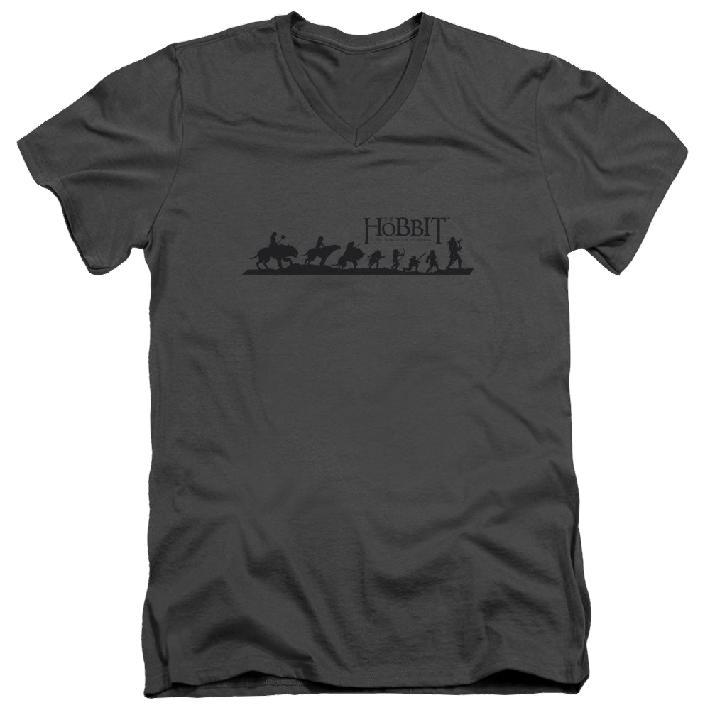 Hobbit Movie Trilogy, The Marching - Men's V-Neck T-Shirt Men's V-Neck T-Shirt The Hobbit
