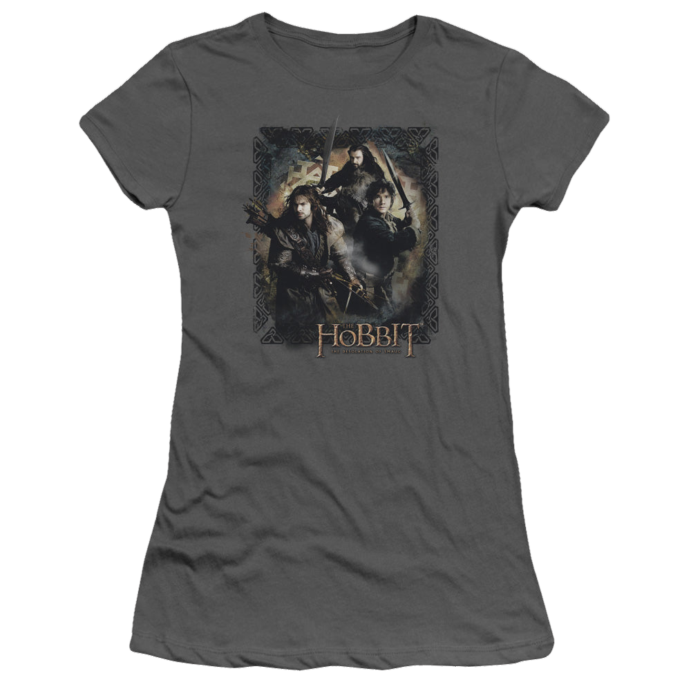 Hobbit Movie Trilogy, The Weapons Drawn - Juniors T-Shirt Juniors T-Shirt The Hobbit