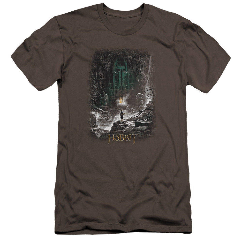 Hobbit Movie Trilogy, The Second Thoughts - Men's Premium Slim Fit T-Shirt Men's Premium Slim Fit T-Shirt The Hobbit