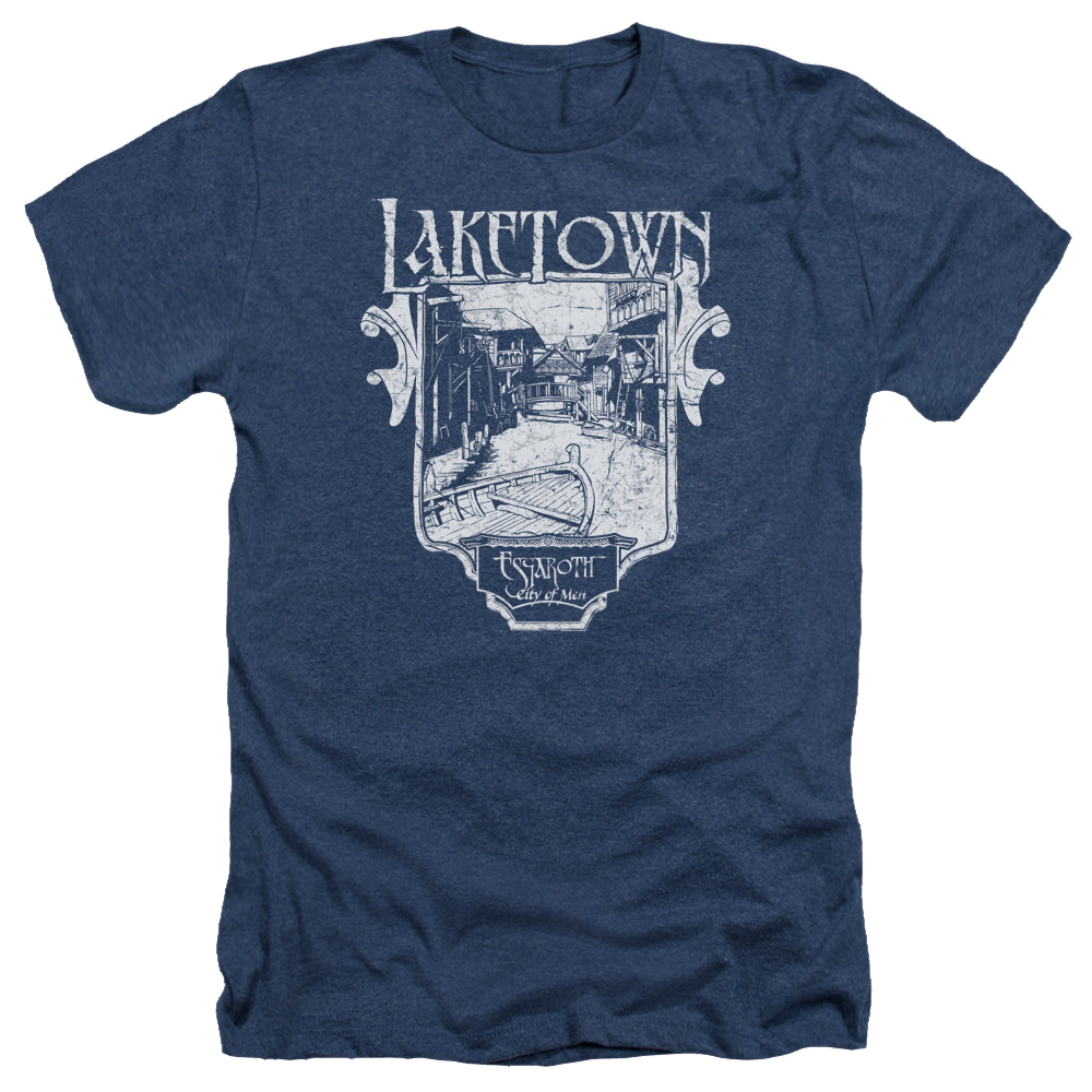 Hobbit Movie Trilogy, The Laketown Simple - Men's Heather T-Shirt Men's Heather T-Shirt The Hobbit