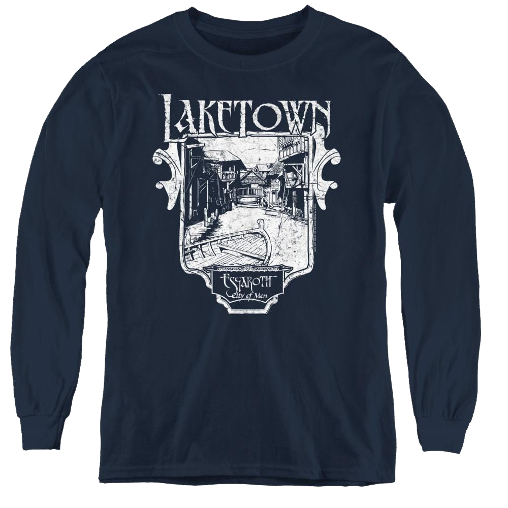 Hobbit Movie Trilogy, The Laketown Simple - Youth Long Sleeve T-Shirt Youth Long Sleeve T-Shirt The Hobbit