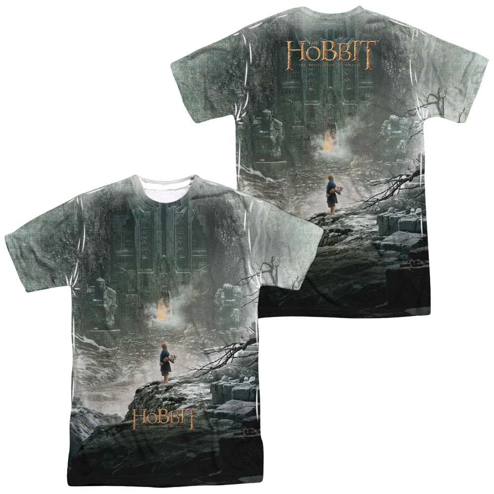 Hobbit Movie Trilogy, The Big Poster F/B- Men's All-Over Print Shirt Men's All-Over Print T-Shirt The Hobbit