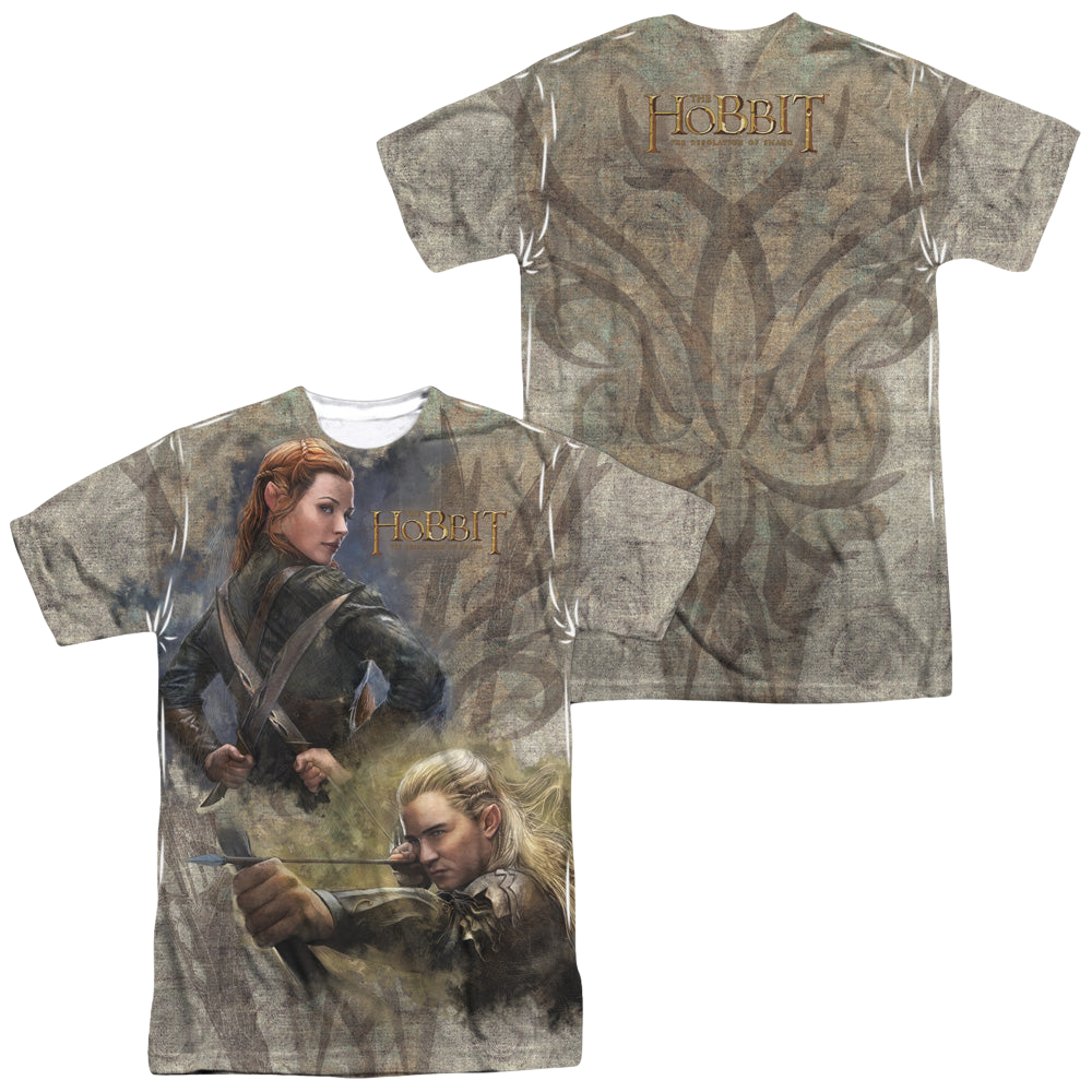 Hobbit Movie Trilogy, The Elves F/B - Men's All-Over Print Shirt Men's All-Over Print T-Shirt The Hobbit
