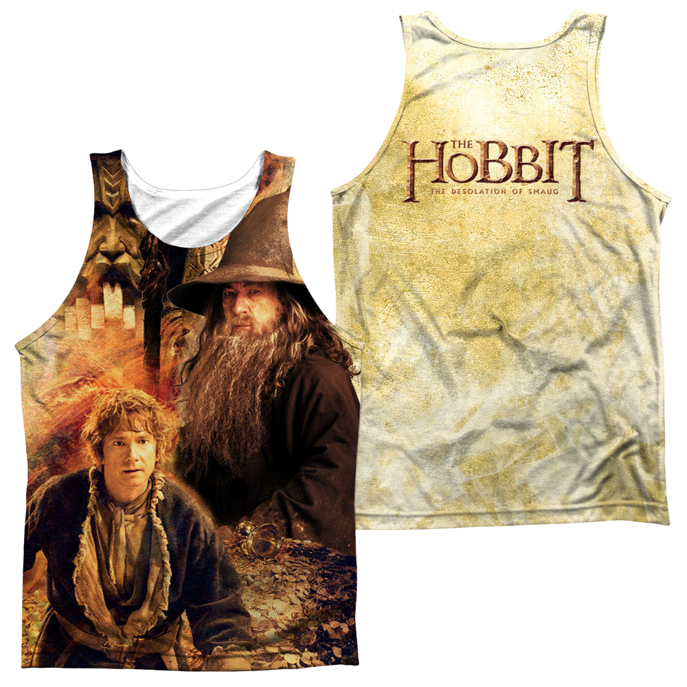 Hobbit Movie Trilogy, The Bilbo And Gandalf F/B - Men's All Over Print Tank Men's All Over Print Tank The Hobbit