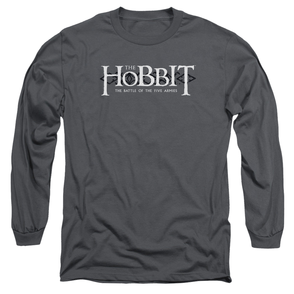 Hobbit Movie Trilogy, The Ornate Logo - Men's Long Sleeve T-Shirt Men's Long Sleeve T-Shirt The Hobbit