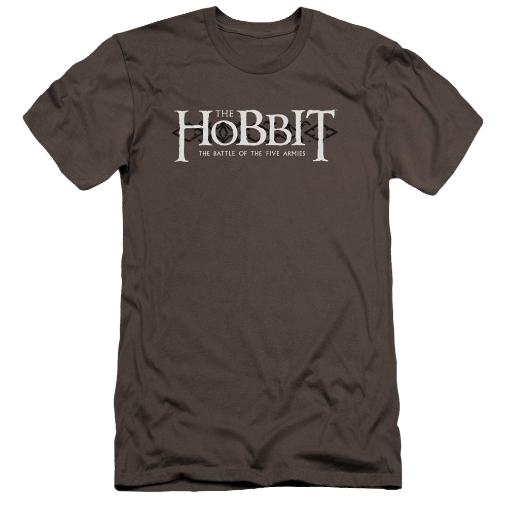 Hobbit Movie Trilogy, The Ornate Logo - Men's Premium Slim Fit T-Shirt Men's Premium Slim Fit T-Shirt The Hobbit