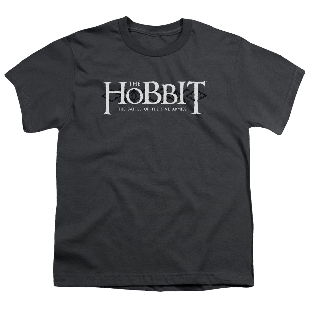 Hobbit Movie Trilogy, The Ornate Logo - Youth T-Shirt Youth T-Shirt (Ages 8-12) The Hobbit
