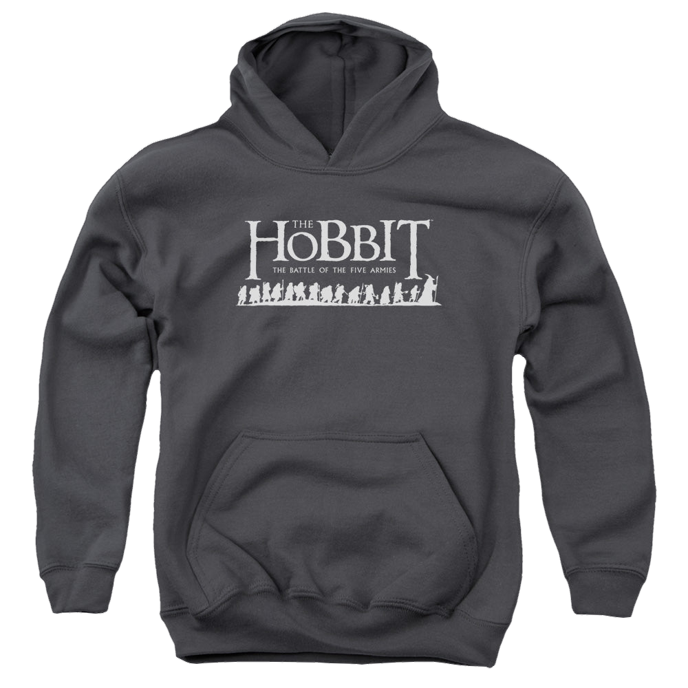 Hobbit Movie Trilogy, The Walking Logo - Youth Hoodie Youth Hoodie (Ages 8-12) The Hobbit