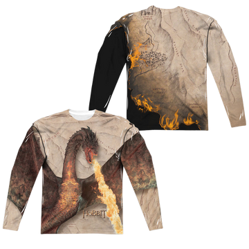 The Hobbit Smaug Attack men's all-over print long sleeve