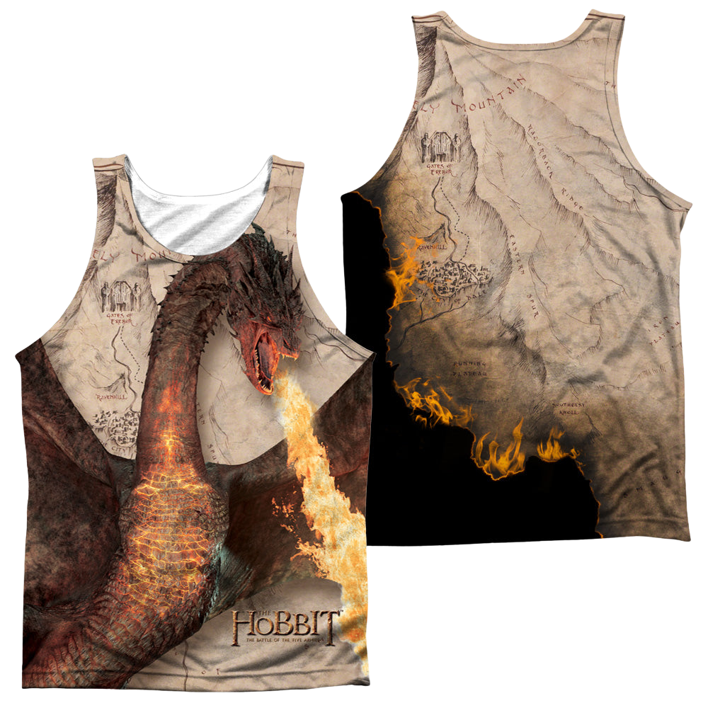 Hobbit Movie Trilogy, The Smaug Attack F/B - Men's All Over Print Tank Men's All Over Print Tank The Hobbit