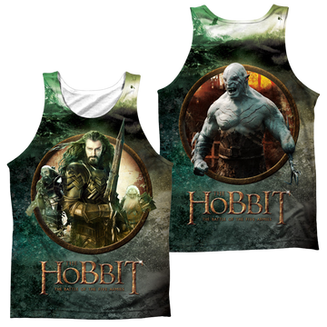 Hobbit Movie Trilogy, Dwarves Vs Azog F/B men's all-over print tank
