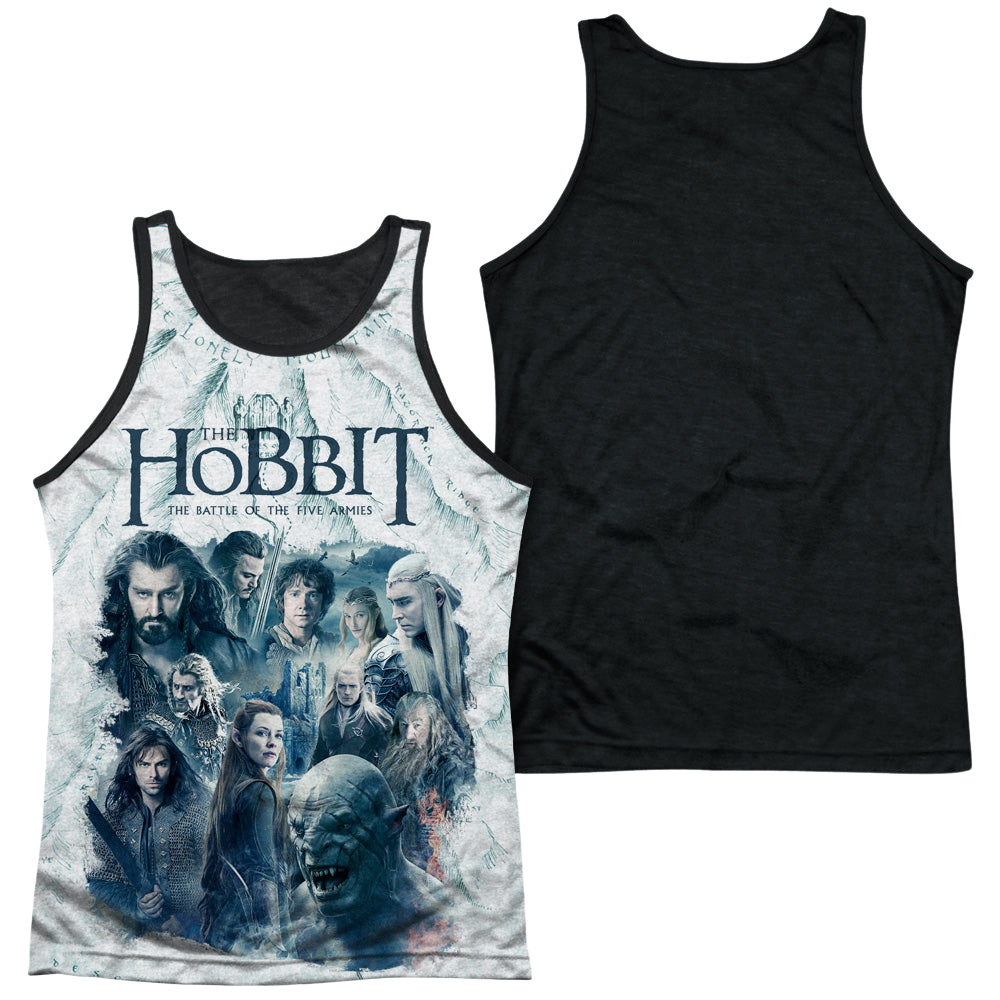 Hobbit Movie Trilogy, The Ready For Battle - Men's Black Back Tank Top Men's Black Back Tank The Hobbit