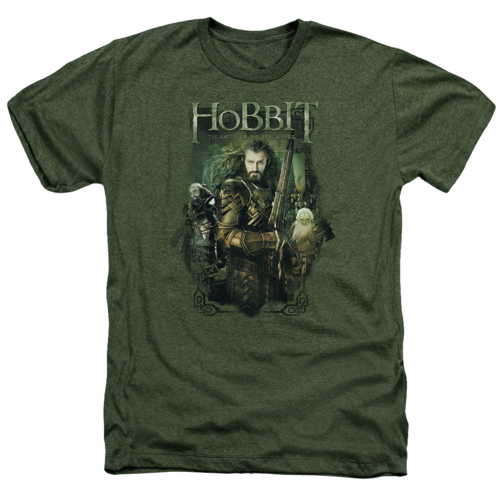 Hobbit Movie Trilogy, The Thorin And Company - Men's Heather T-Shirt Men's Heather T-Shirt The Hobbit