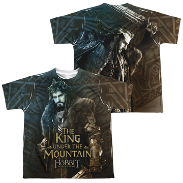 The Hobbit King youth all-over print t-shirt for ages 8 to 12