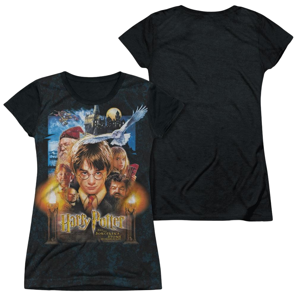 Harry Potter The Beginning Juniors Black Back T-Shirt Juniors Black Back T-Shirt Harry Potter