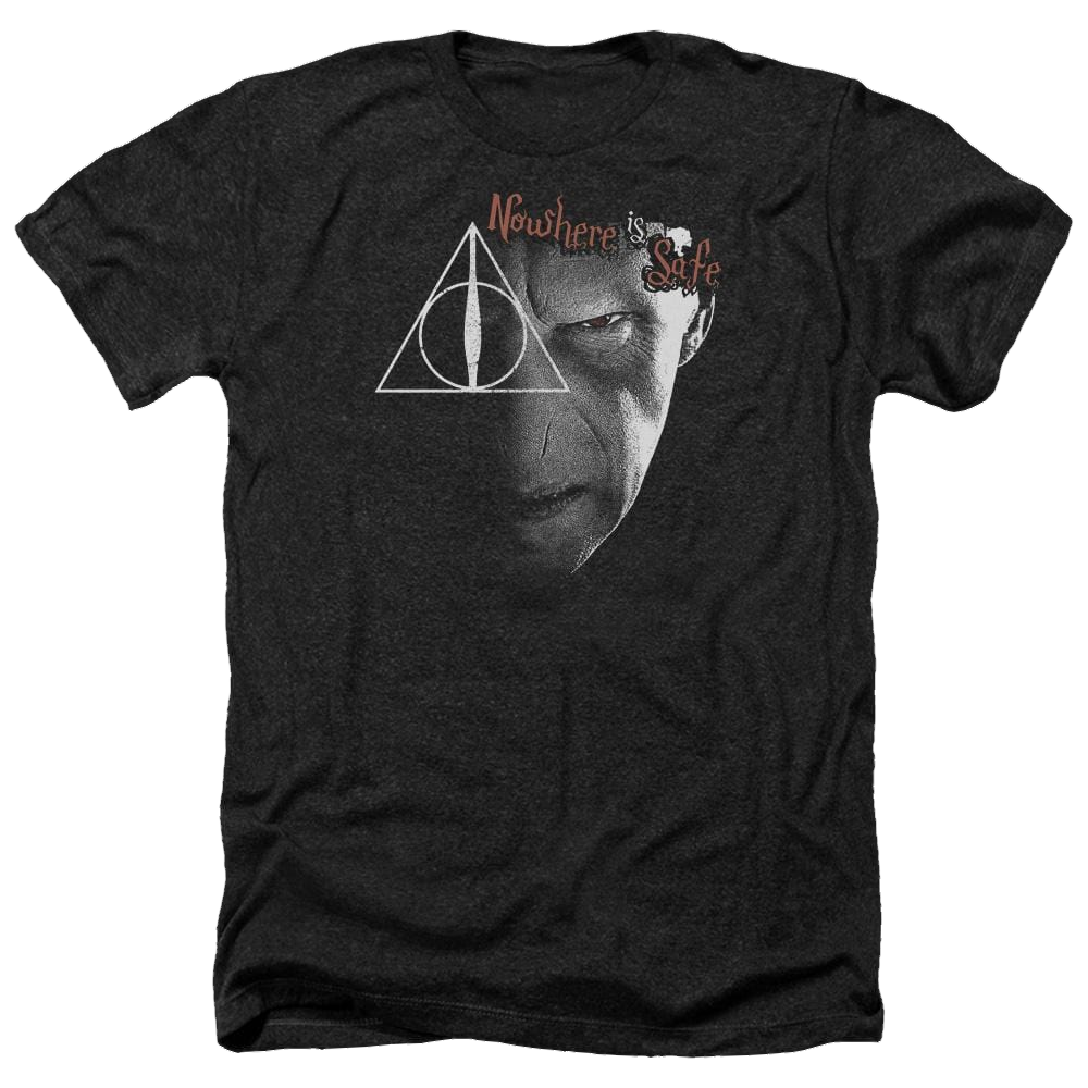 Harry Potter Nowhere Is Safe Men's Heather T-Shirt Men's Heather T-Shirt Harry Potter