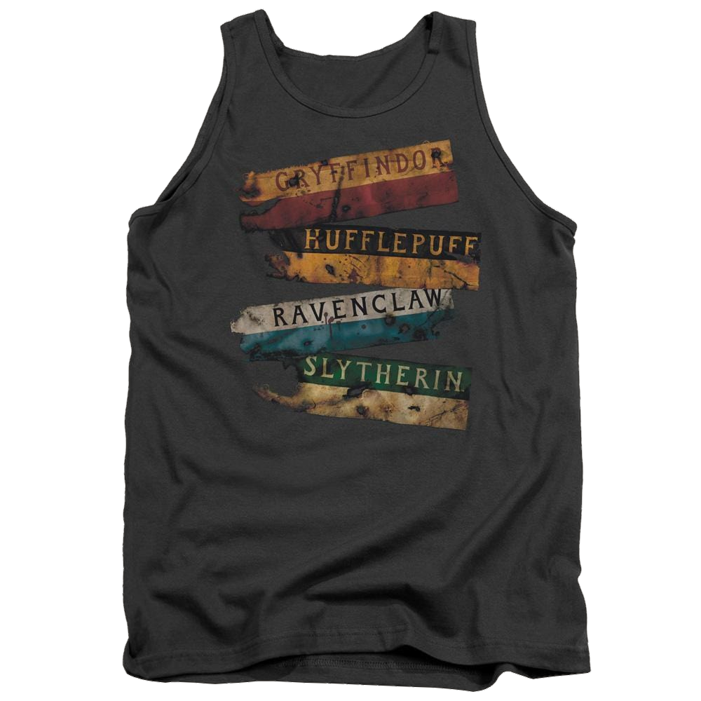 Harry Potter Burnt Banners Men's Tank Men's Tank Harry Potter