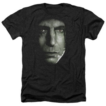 Charcoal men's heather t-shirt with Harry Potter Snape Head graphic
