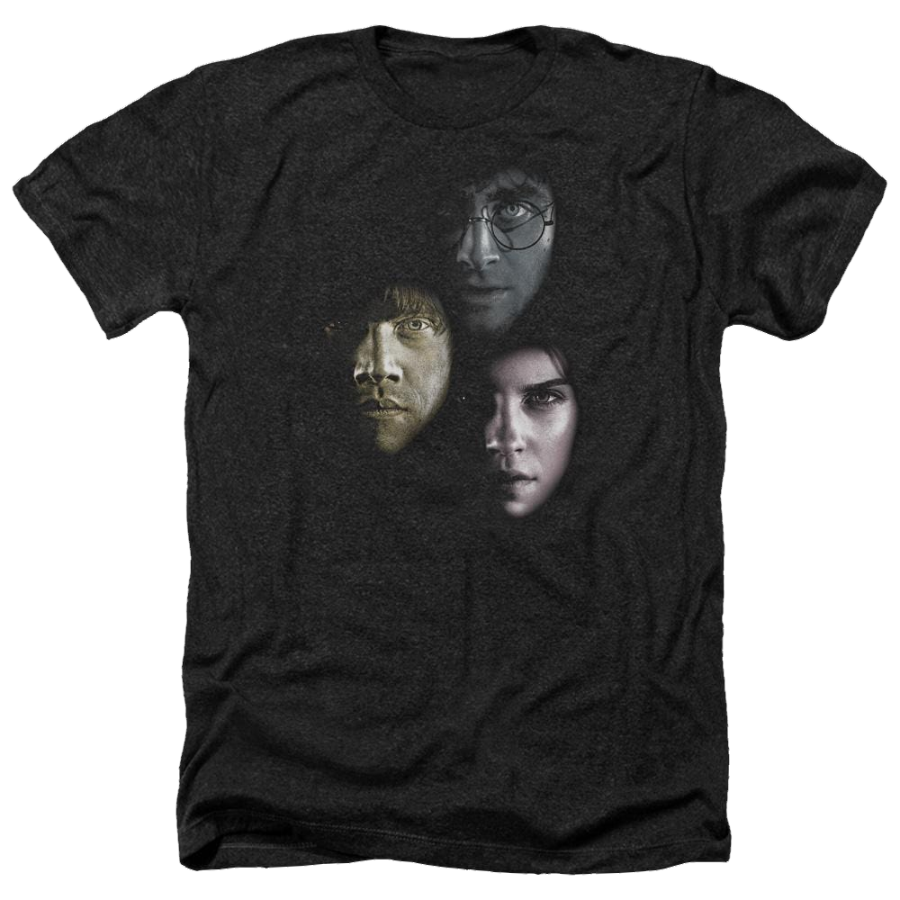 Harry Potter Hero Heads Men's Heather T-Shirt Men's Heather T-Shirt Harry Potter