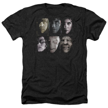 Harry Potter Horizontal Heads Men's Heather T-Shirt Men's Heather T-Shirt Harry Potter