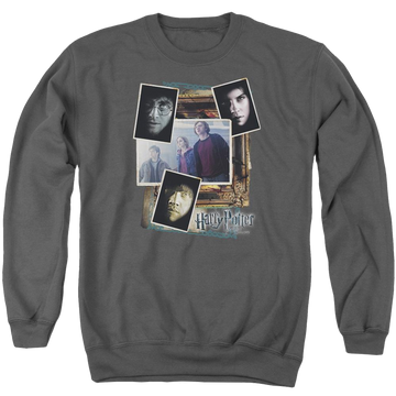 Harry Potter Trio Collage Men's Crewneck Sweatshirt Men's Crewneck Sweatshirt Harry Potter