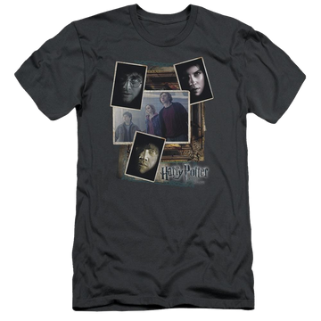 Harry Potter Trio Collage Men's Premium Slim Fit T-Shirt Men's Premium Slim Fit T-Shirt Harry Potter
