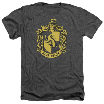 Harry Potter Hufflepuff Crest Men's Heather T-Shirt Men's Heather T-Shirt Harry Potter