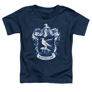Navy toddler t-shirt with Harry Potter Ravenclaw Crest graphic