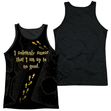 Harry Potter Marauders Map men's black back tank