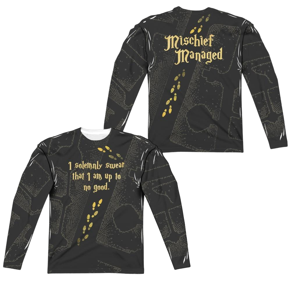 Harry Potter Marauders Map Men's All-Over Print T-Shirt Men's All-Over Print Long Sleeve Harry Potter