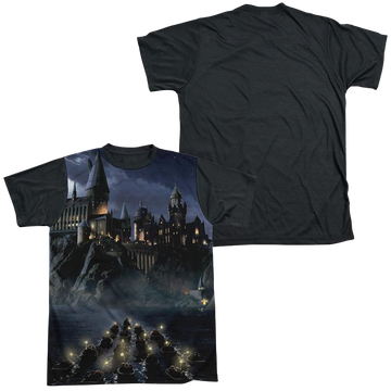 Harry Potter Hogwarts Men's Black Back T-Shirt Men's Black Back T-Shirt Harry Potter